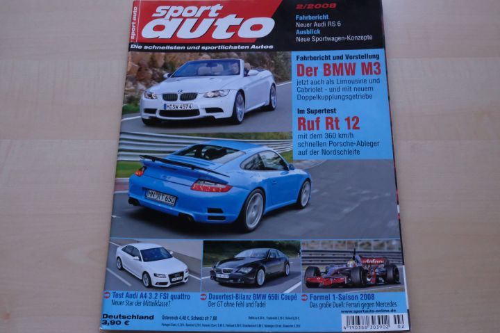Deckblatt Sport Auto (02/2008)